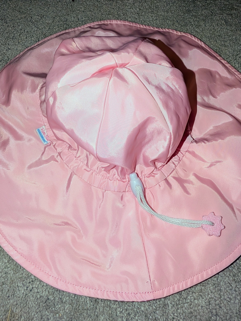 Ruffle Butts Pink Sun Hat 2T- 4T